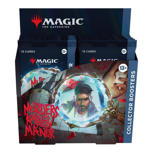 MAGIC THE GATHERING MURDERS AT KARLOV MANOR COLLECTOR'S BOOSTER DISPLAY