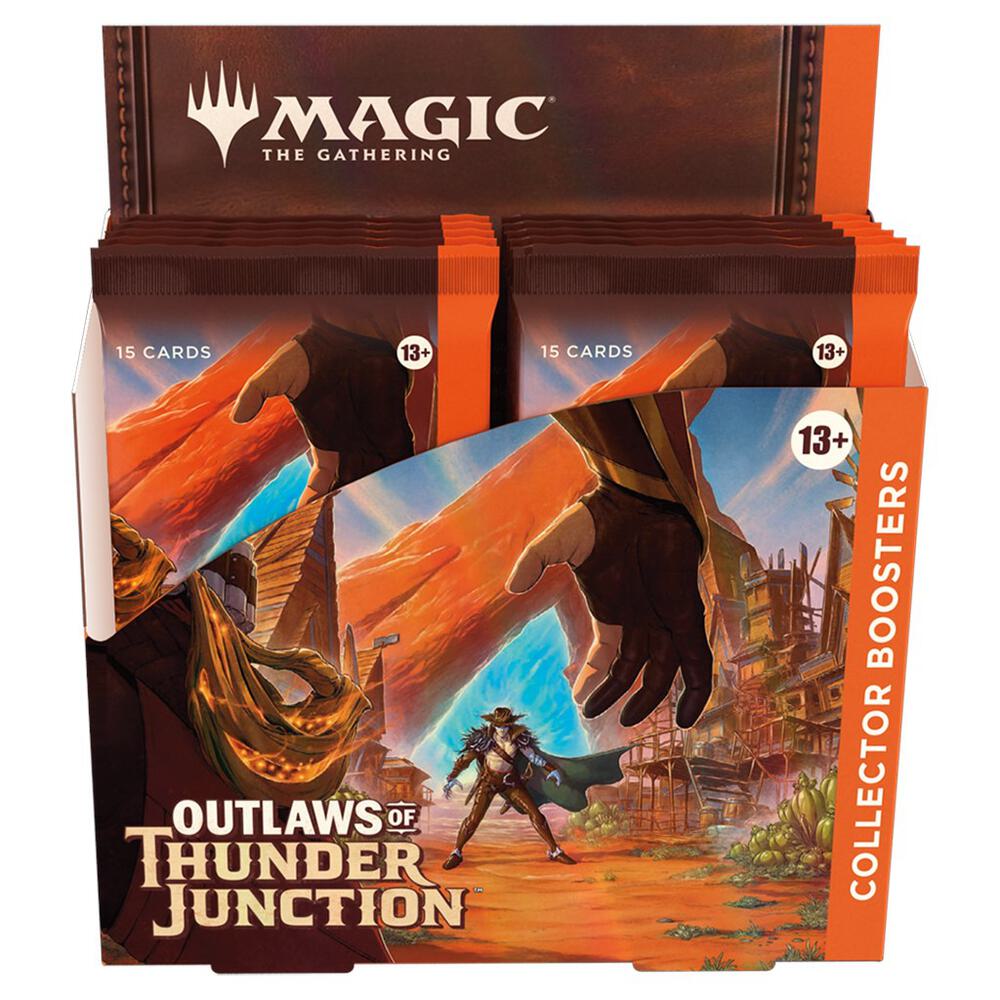 MAGIC THE GATHERING OUTLAWS OF THUNDER JUNCTION COLLECTOR'S BOOSTER DISPLAY