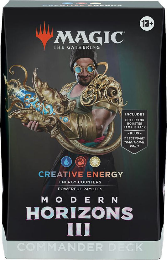 MAGIC THE GATHERING MODERN HORIZONS 3 COMMANDER DECK, CREATIVE ENERGY