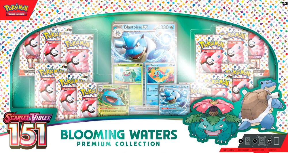 POKEMON 151 BLOOMING WATERS PREMIUM COLLECTION