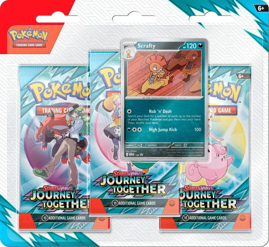 POKEMON JOURNEY TOGETHER 3-PACK BLISTER