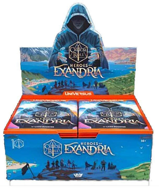 UNIVERSUS CRITICAL ROLE HEROES OF EXANDRIA BOOSTER DISPLAY