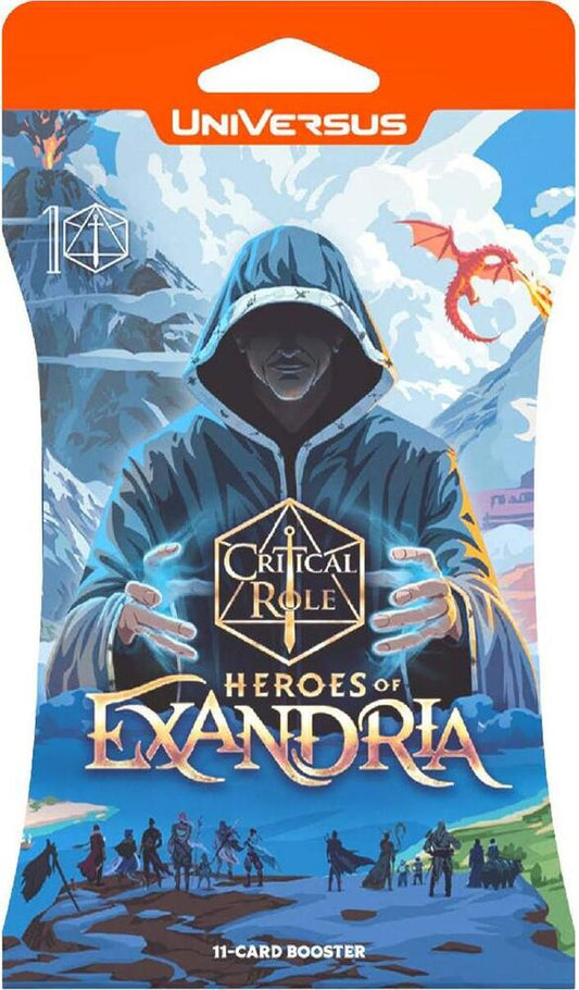 UNIVERSUS CRITICAL ROLE HEROES OF EXANDRIA HANGING BOOSTER PACK