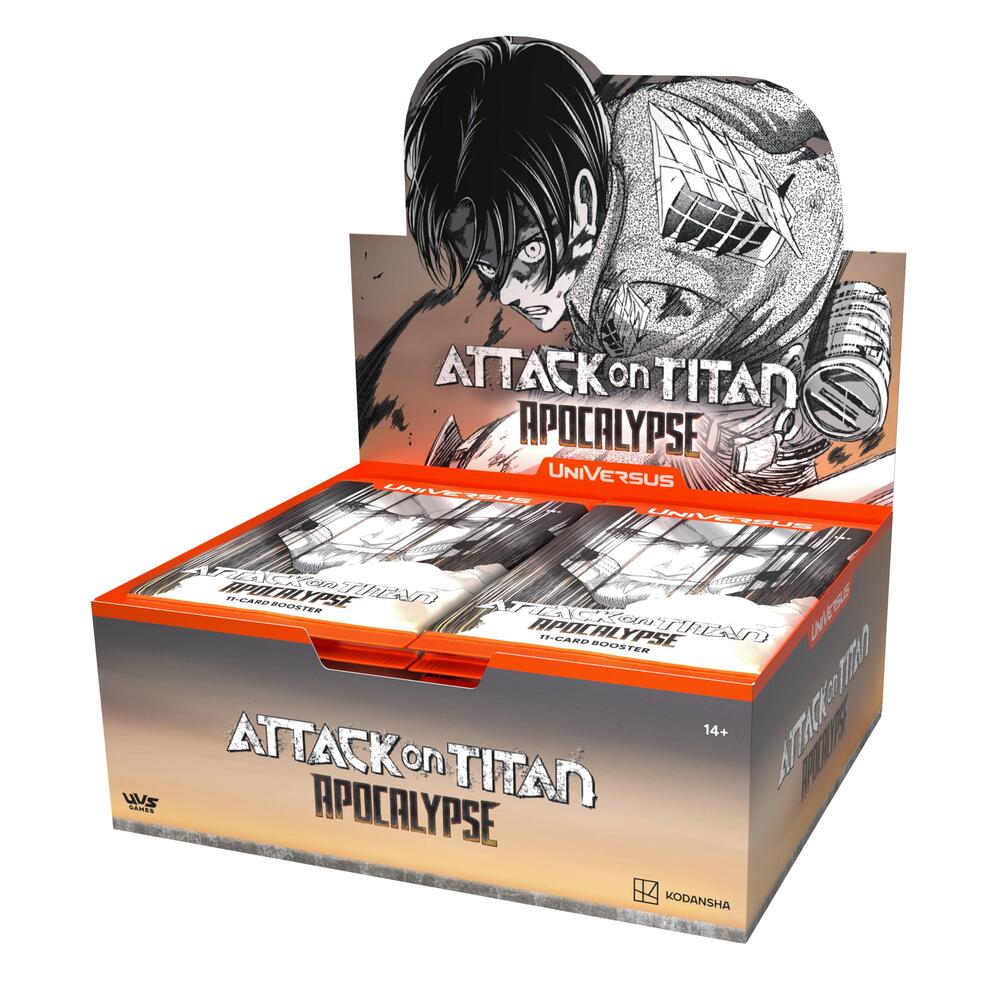 UNIVERSUS ATTACK ON TITAN APOCALYPSE BOOSTER DISPLAY