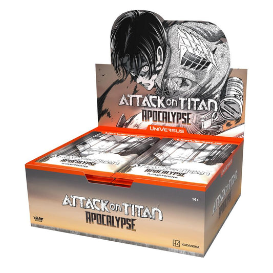 UNIVERSUS ATTACK ON TITAN APOCALYPSE BOOSTER DISPLAY