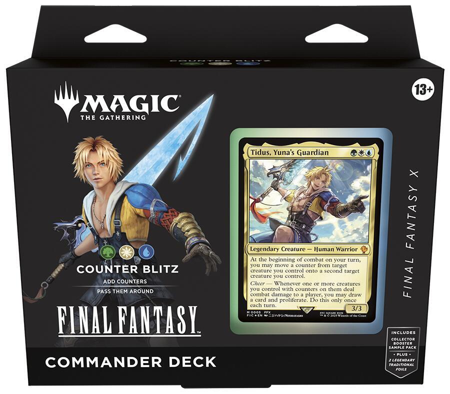 MAGIC THE GATHERING FINAL FANTASY COMMANDER DECK COUNTER BLITZ