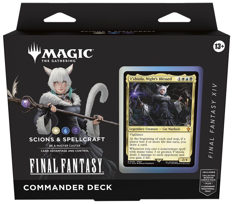 MAGIC THE GATHERING FINAL FANTASY COMMANDER DECK SCIONS & SPELLCRAFT