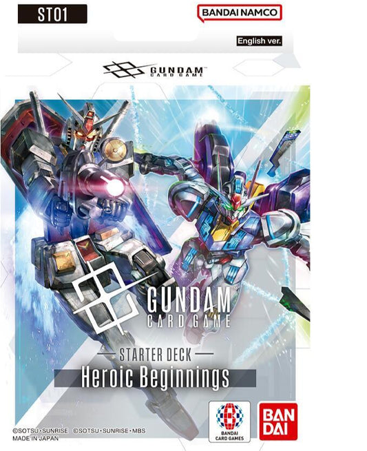 GUNDAM STARTER DECK 01 HEROIC BEGINNINGS (ST01)