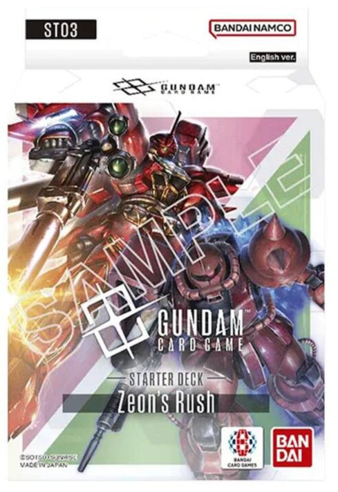 GUNDAM STARTER DECK 03 ZEON'S RUSH (ST03)