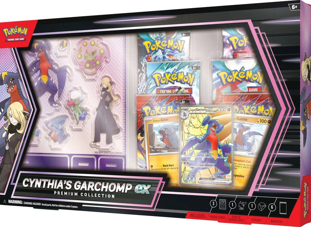 POKEMON CYNTHIA'S GARCHOMP EX PREMIUM COLLECTION
