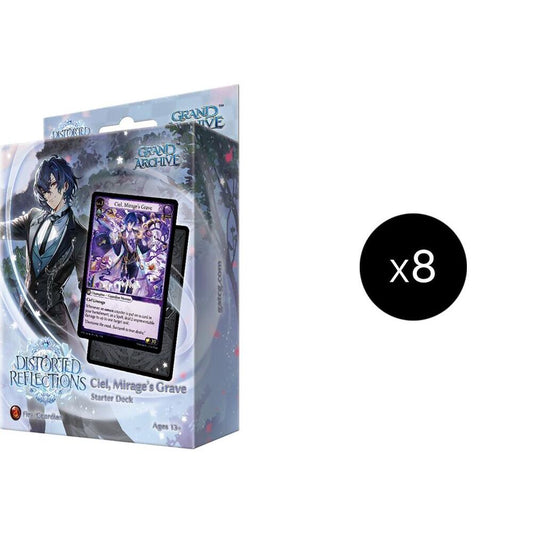 GRAND ARCHIVE DISTORTED REFLECTIONS CIEL, MIRAGE'S GRAVE STARTER DECK DISPLAY