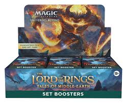 MAGIC THE GATHERING LORD OF THE RINGS TALES OF MIDDLE-EARTH SET BOOSTER DISPLAY