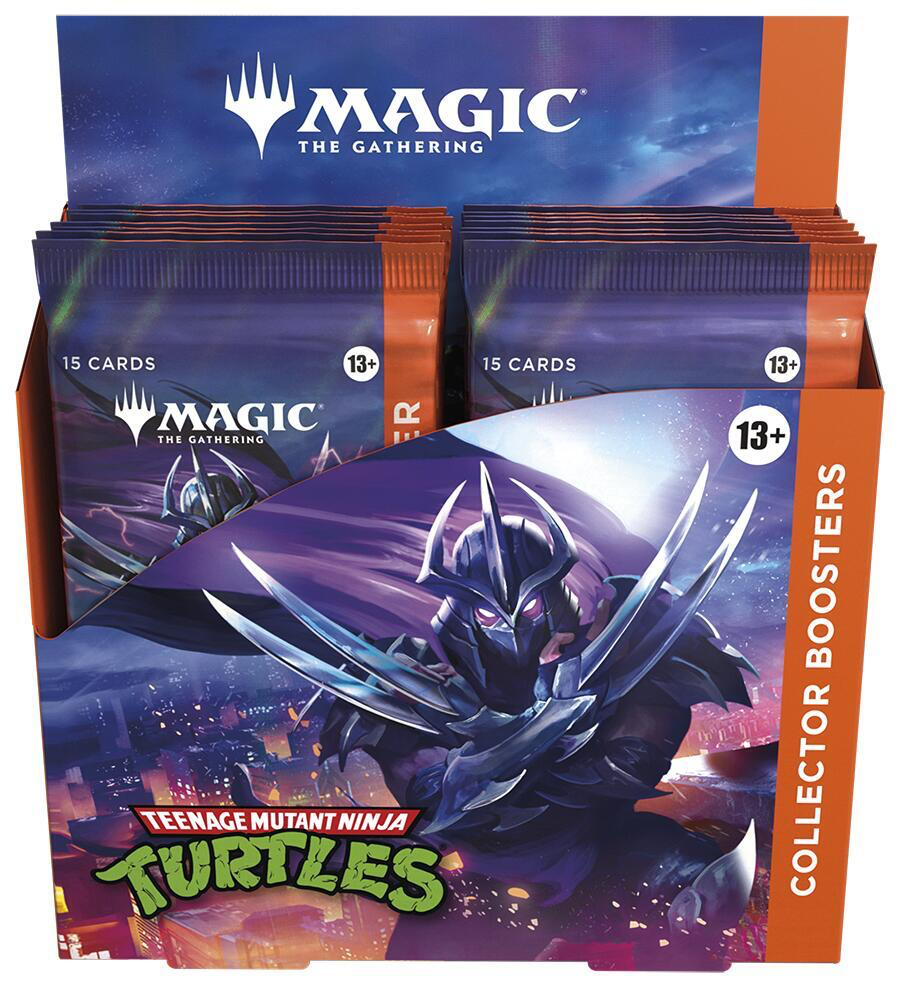 MAGIC THE GATHERING TEENAGE MUTANT NINJA TURTLES COLLECTOR'S BOOSTER DISPLAY