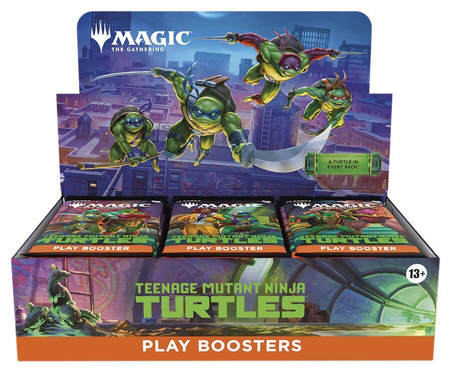 MAGIC THE GATHERING TEENAGE MUTANT NINJA TURTLES PLAY BOOSTER DISPLAY
