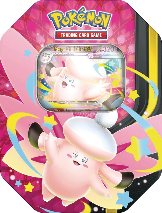 POKEMON MEGA MOONLIT TIN (GENGAR OR CLEFABLE) (1 of 2)