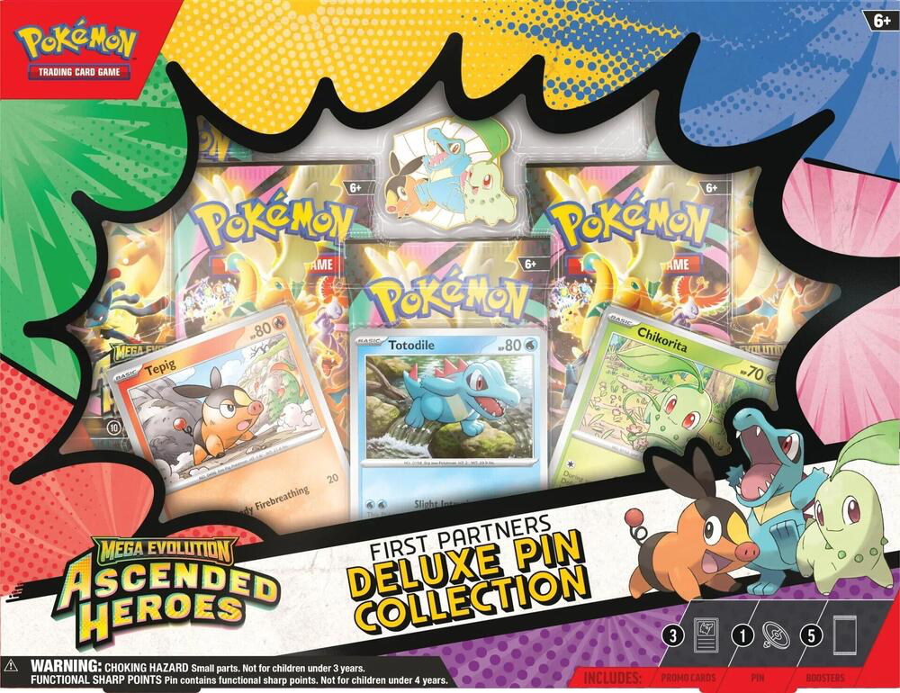 POKEMON ASCENDED HEROES DELUXE PIN COLLECTION