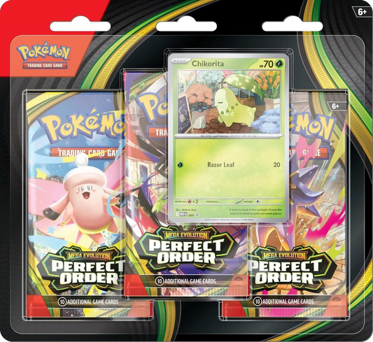POKEMON PERFECT ORDER 3-PACK BLISTER