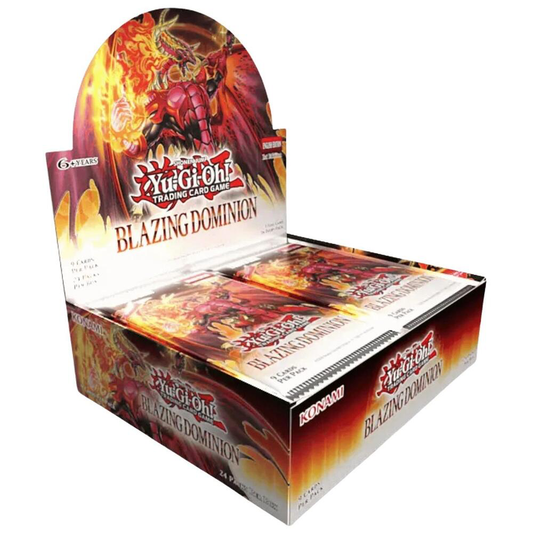 YU-GI-OH BLAZING DOMINION BOOSTER DISPLAY