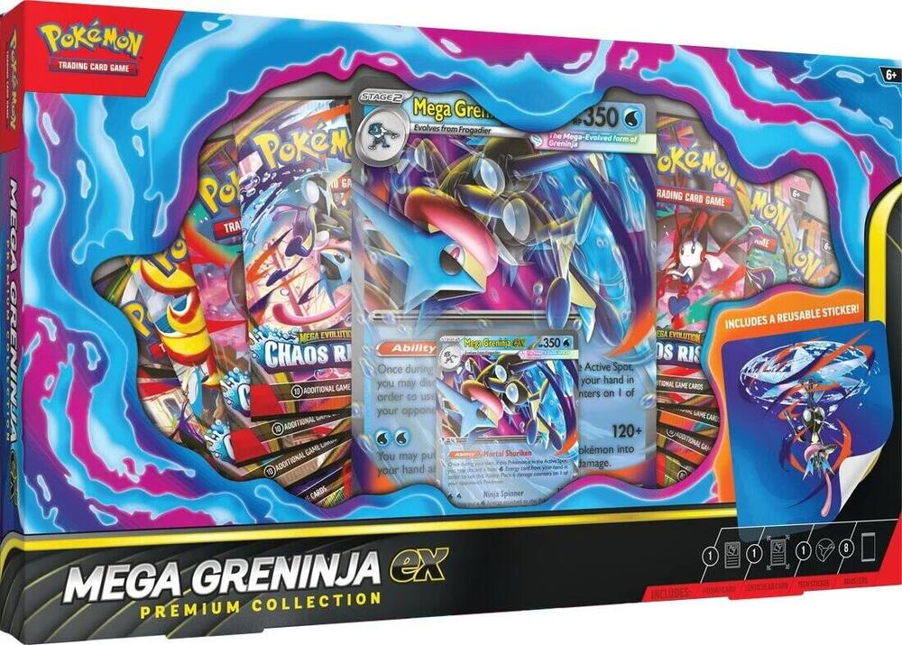 POKEMON MEGA GRENINJA EX PREMIUM COLLECTION